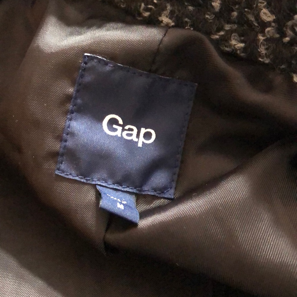 Gap Textured Button Up Jacket Sz M - Picture 6 of 6